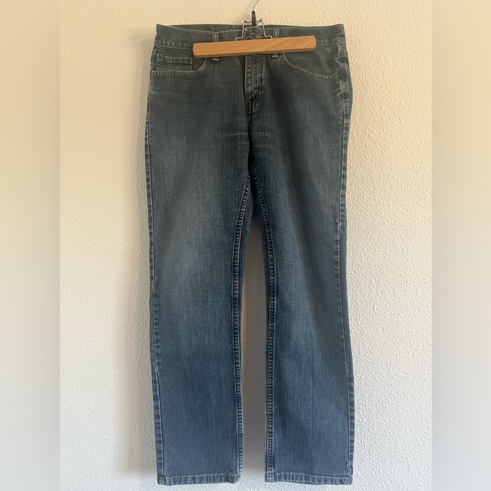 Nautica Men's Blue Straight-Leg Jeans
